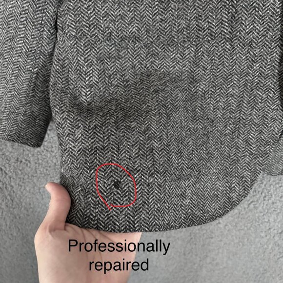 J Crew Ludlow Wool Cotton Herringbone Moon Blazer Sport Coat - Men's Size 38R - Picture 3 of 13